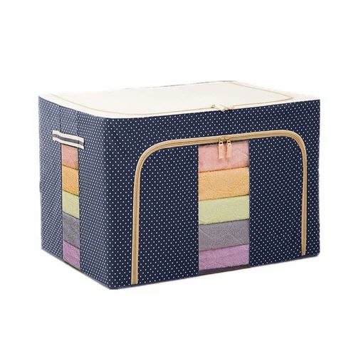 Storage Bag-UnderBed Blanket Storage Bag Covers With Handles(Set of 2) of 66 liter